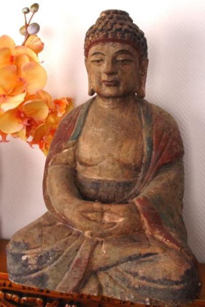 BUDDHA IM LOTUSSITZ B6-161