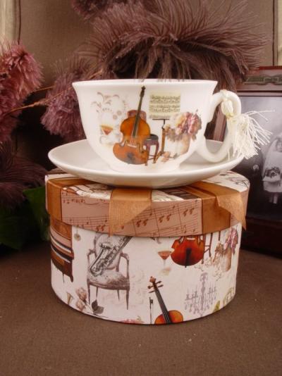 KAFFEETASSE MUSIKINSTRUMENTE BRV006